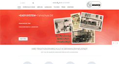 Desktop Screenshot of fahrschule-dill.de