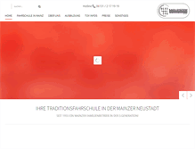 Tablet Screenshot of fahrschule-dill.de